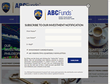 Tablet Screenshot of abcfunds.com